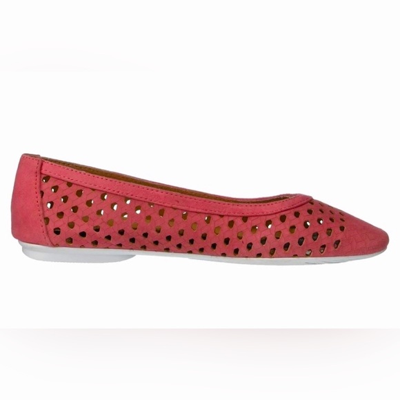 Gentle Souls by Kennth Cole/Eugene Travel Ballet Flats- Size 7 1/2M/Coral NIB - Picture 2 of 4